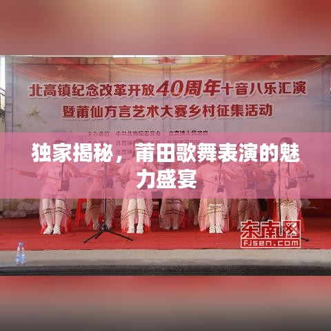 独家揭秘,莆田歌舞表演的魅力盛宴