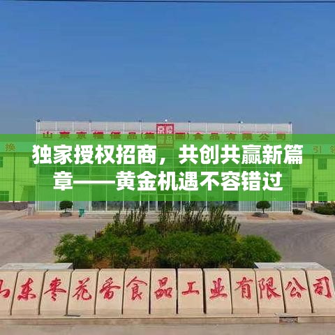 独家授权招商，共创共赢新篇章——黄金机遇不容错过