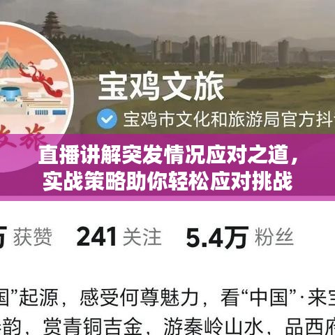 直播讲解突发情况应对之道，实战策略助你轻松应对挑战