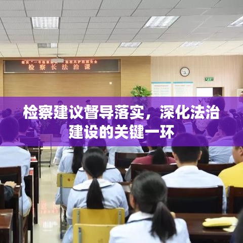 检察建议督导落实,深化法治建设的关键一环