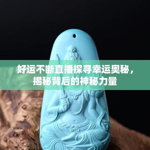 好运不断直播探寻幸运奥秘，揭秘背后的神秘力量