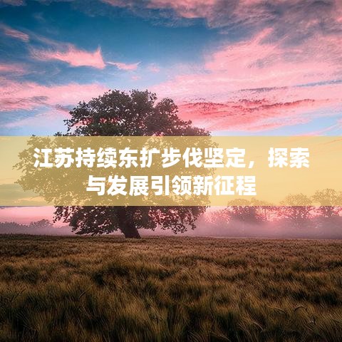 江苏持续东扩步伐坚定,探索与发展引领新征程