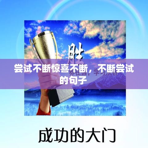 尝试不断惊喜不断，不断尝试的句子 