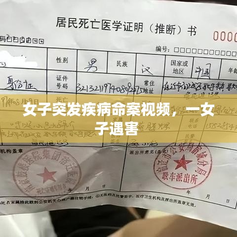 女子突发疾病命案视频,一女子遇害