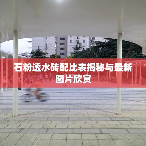 石粉透水砖配比表揭秘与最新图片欣赏