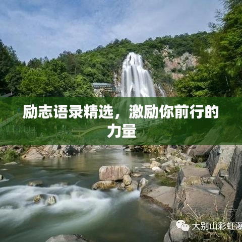 励志语录精选,激励你前行的力量