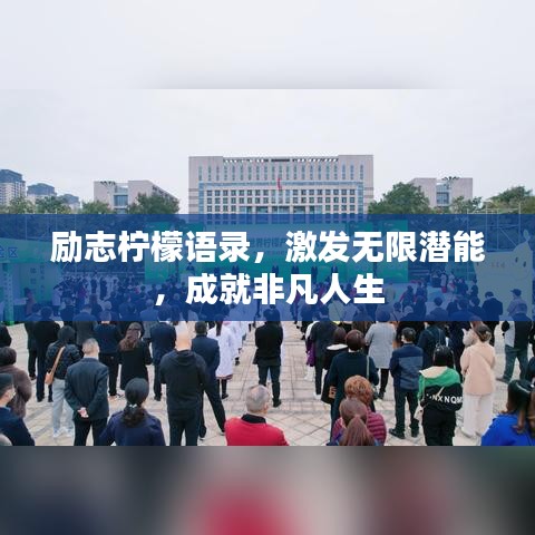 励志柠檬语录,激发无限潜能,成就非凡人生