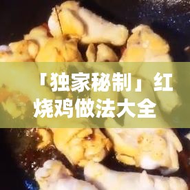 「独家秘制」红烧鸡做法大全，百度经验倾情分享
