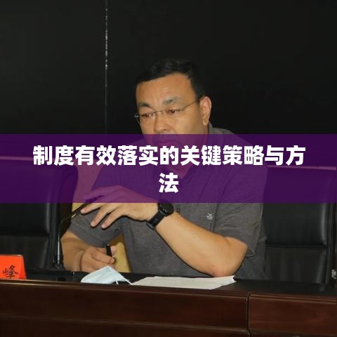 制度有效落实的关键策略与方法