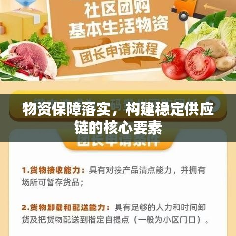 物资保障落实,构建稳定供应链的核心要素