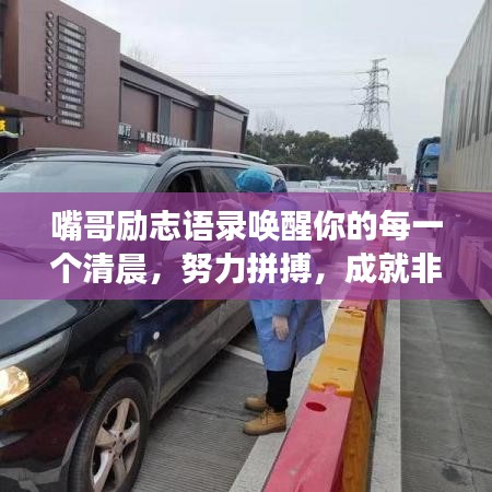 嘴哥励志语录唤醒你的每一个清晨,努力拼搏,成就非凡人生