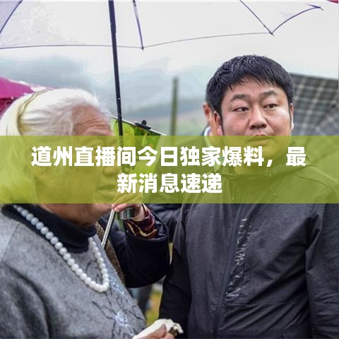 道州直播间今日独家爆料，最新消息速递
