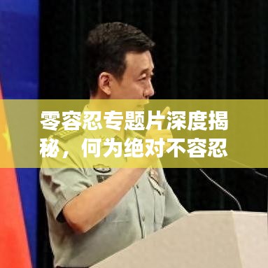 零容忍专题片深度揭秘，何为绝对不容忍！