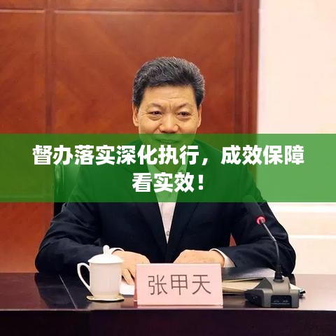 督办落实深化执行,成效保障看实效!