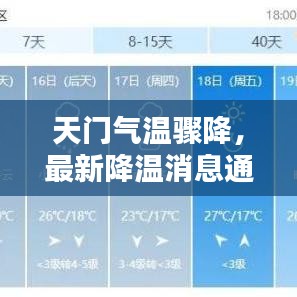 天门气温骤降，最新降温消息通知来袭！