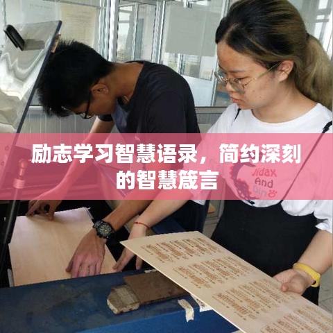 励志学习智慧语录，简约深刻的智慧箴言