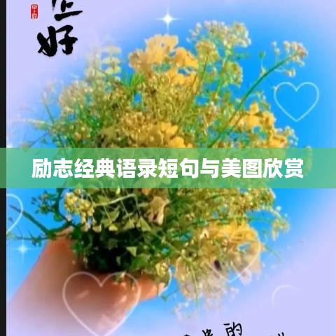 励志经典语录短句与美图欣赏
