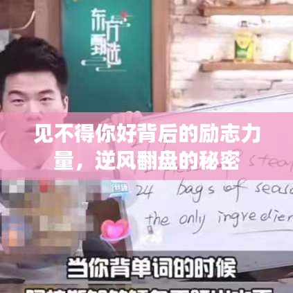 见不得你好背后的励志力量,逆风翻盘的秘密