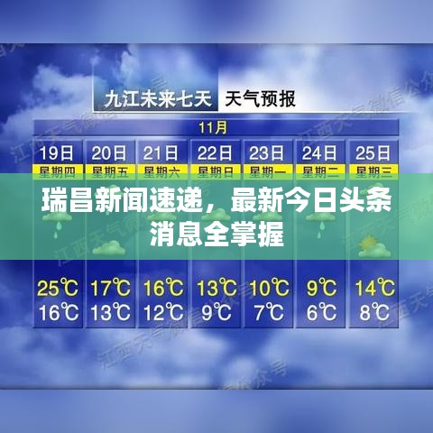 瑞昌新闻速递，最新今日头条消息全掌握