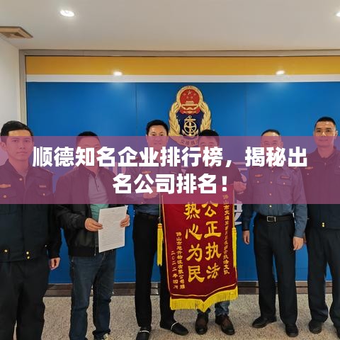 顺德知名企业排行榜,揭秘出名公司排名!