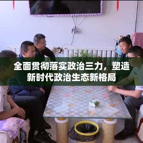 全面贯彻落实政治三力，塑造新时代政治生态新格局