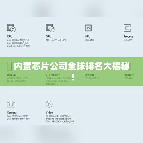 内置芯片公司全球排名大揭秘!