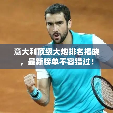 意大利顶级大炮排名揭晓,最新榜单不容错过!