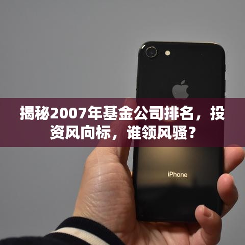 揭秘2007年基金公司排名,投资风向标,谁领风骚?