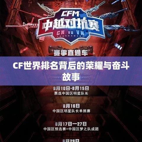 CF世界排名背后的荣耀与奋斗故事