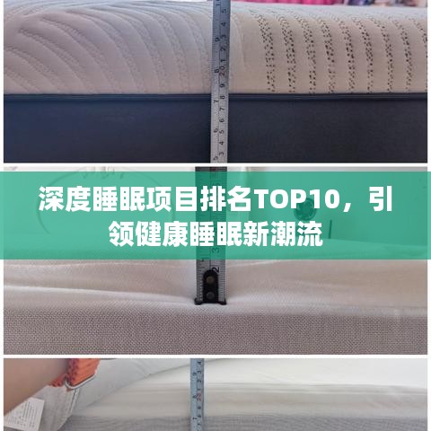 深度睡眠项目排名TOP10,引领健康睡眠新潮流