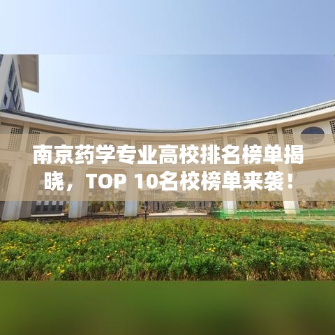 南京药学专业高校排名榜单揭晓,TOP 10名校榜单来袭!