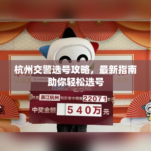 杭州交警选号攻略，最新指南助你轻松选号